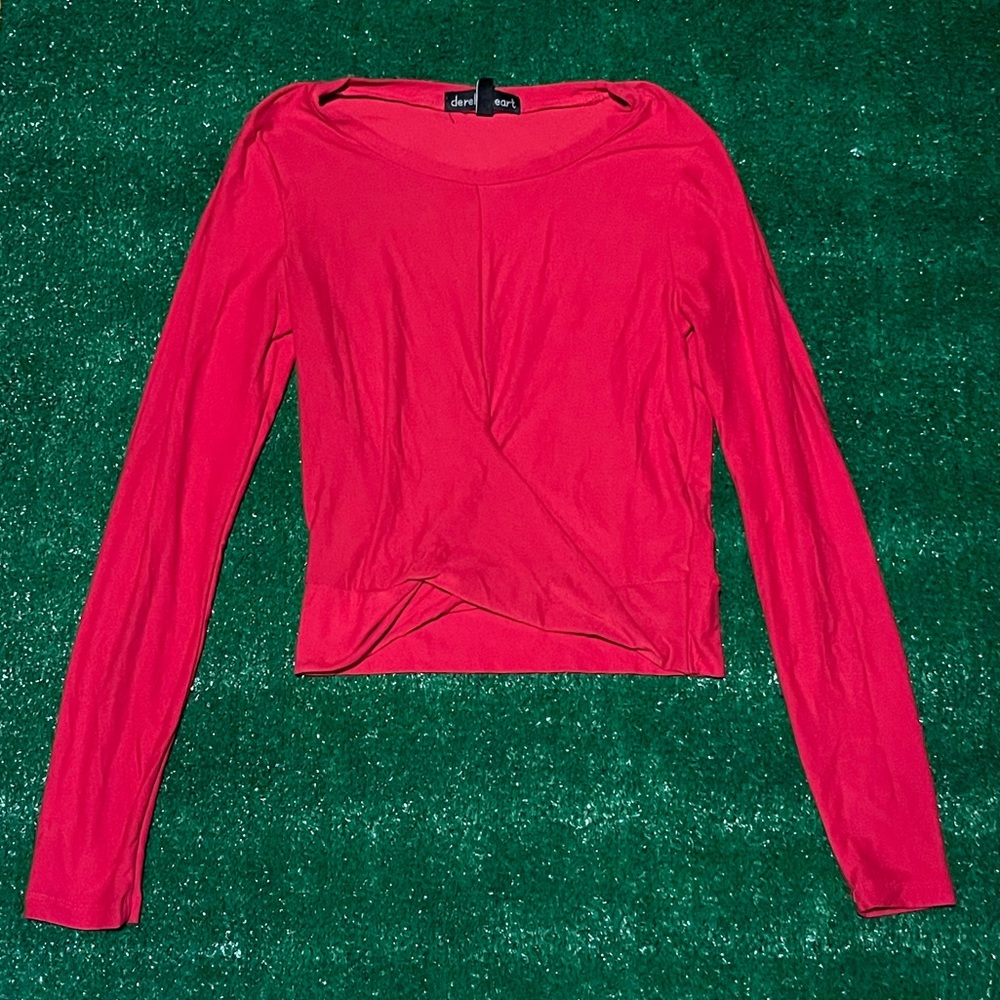 Long sleeve crop top